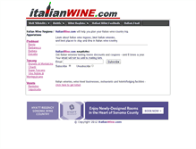 Tablet Screenshot of italianwine.com